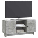 TV-skab 102 x 34,5 x 50 cm Betongrå Konstrueret træ