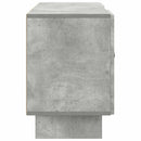 TV-skab 102 x 34,5 x 50 cm Betongrå Konstrueret træ