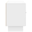 TV-skab 102 x 34,5 x 50 cm Hvid højglans Konstrueret træ