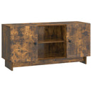 TV-skab 102 x 34,5 x 50 cm Røget eg Konstrueret træ