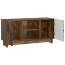 TV-skab 102 x 34,5 x 50 cm Røget eg Konstrueret træ
