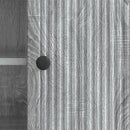 TV-skab 102 x 34,5 x 50 cm Grå Sonoma Konstrueret træ
