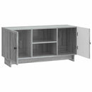 TV-skab 102 x 34,5 x 50 cm Grå Sonoma Konstrueret træ