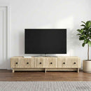 TV-skab med skuffe Sonoma-eg 147 x 34,5 x 30 cm Konstrueret træ