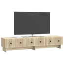TV-skab med skuffe Sonoma-eg 147 x 34,5 x 30 cm Konstrueret træ