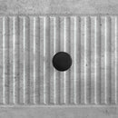 TV-skab med skuffe Betongrå 147 x 34,5 x 30 cm Konstrueret træ
