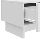 TV-skab Hvid højglans 147 x 34,5 x 30 cm Konstrueret træ