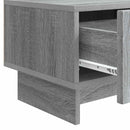 TV-skab Grå sonoma-eg 147 x 34,5 x 30 cm Konstrueret træ