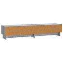 TV-skab Grå sonoma-eg 147 x 34,5 x 30 cm Konstrueret træ