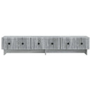 TV-skab Grå sonoma-eg 147 x 34,5 x 30 cm Konstrueret træ