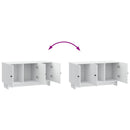 TV-skab Hvid 99 x 34,5 x 50 cm Konstrueret træ