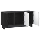 TV-skab Sort 99 x 34,5 x 50 cm Konstrueret træ