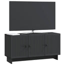 TV-skab Sort 99 x 34,5 x 50 cm Konstrueret træ