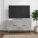 TV-skab Betongrå 99 x 34,5 x 50 cm Konstrueret træ