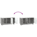 TV-skab Betongrå 99 x 34,5 x 50 cm Konstrueret træ