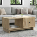 Sofabord Sonoma-eg 90 x 50 x 40 cm Konstrueret træ
