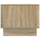 Sofabord Sonoma-eg 90 x 50 x 40 cm Konstrueret træ