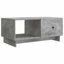 Sofabord Betongrå 90 x 50 x 40 cm Konstrueret træ