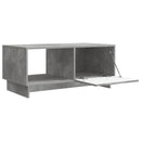 Sofabord Betongrå 90 x 50 x 40 cm Konstrueret træ