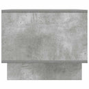 Sofabord Betongrå 90 x 50 x 40 cm Konstrueret træ