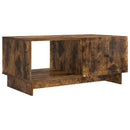 Sofabord Røget eg 90 x 50 x 40 cm Konstrueret træ