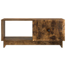 Sofabord Røget eg 90 x 50 x 40 cm Konstrueret træ
