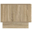 Sofabord med skuffe Sonoma-eg 49 x 50 x 40 cm Konstrueret træ