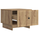 Sofabord med skuffe Artisan-eg 49 x 50 x 40 cm Konstrueret træ