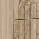 Natskab 2 pcs Sonoma-eg 43 x 34,5 x 48 cm Konstrueret træ