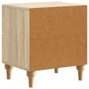 Natskab 2 pcs Sonoma-eg 43 x 34,5 x 48 cm Konstrueret træ