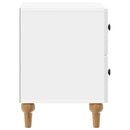 Natskab 2 pcs Hvid højglans 43 x 34,5 x 48 cm Konstrueret træ