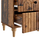 Natskab 2 pcs Gammelt træ 43 x 34,5 x 48 cm Konstrueret træ