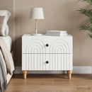 Natskab med skuffe Hvid 62 x 34,5 x 48 cm Konstrueret træ