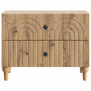 Natskab med skuffe Artisan-eg 62 x 34,5 x 48 cm Konstrueret træ