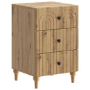 Natskab med skuffe Artisan-eg 43x 41 x 66,5 cm Konstrueret træ
