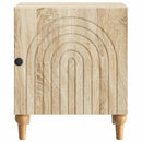 Natskab 2 pcs Sonoma-eg 43 x 34,5 x 50 cm Konstrueret træ
