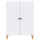 Sideboard Hvid 66 x 34,5 x 90 cm Konstrueret træ