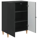 Sideboard Sort 66 x 34,5 x 90 cm Konstrueret træ