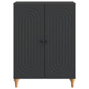 Sideboard Sort 66 x 34,5 x 90 cm Konstrueret træ