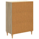 Sideboard Sonoma-eg 66 x 34,5 x 90 cm Konstrueret træ