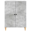 Sideboard Betongrå 66 x 34,5 x 90 cm Konstrueret træ