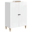 Sideboard Hvid højglans 66 x 34,5 x 90 cm Konstrueret træ