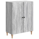Sideboard Grå sonoma-eg 66 x 34,5 x 90 cm Konstrueret træ