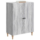 Sideboard Grå sonoma-eg 66 x 34,5 x 90 cm Konstrueret træ
