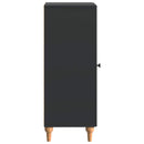 Sideboard Sort 33 x 34,5 x 90 cm Konstrueret træ