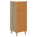 Sideboard Sonoma-eg 33 x 34,5 x 90 cm Konstrueret træ