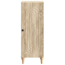Sideboard Sonoma-eg 33 x 34,5 x 90 cm Konstrueret træ