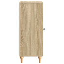 Sideboard Sonoma-eg 33 x 34,5 x 90 cm Konstrueret træ