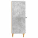 Sideboard Betongrå 33 x 34,5 x 90 cm Konstrueret træ