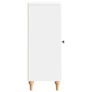 Sideboard Hvid højglans 33 x 34,5 x 90 cm Konstrueret træ